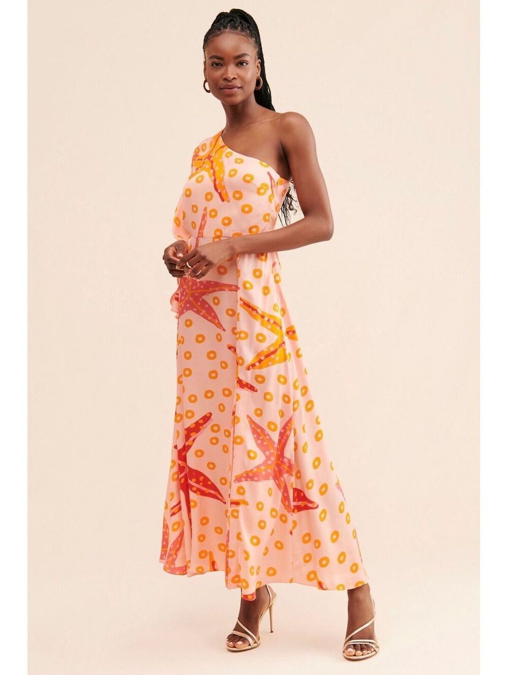 FARM Rio One-Shoulder Starfish Dress